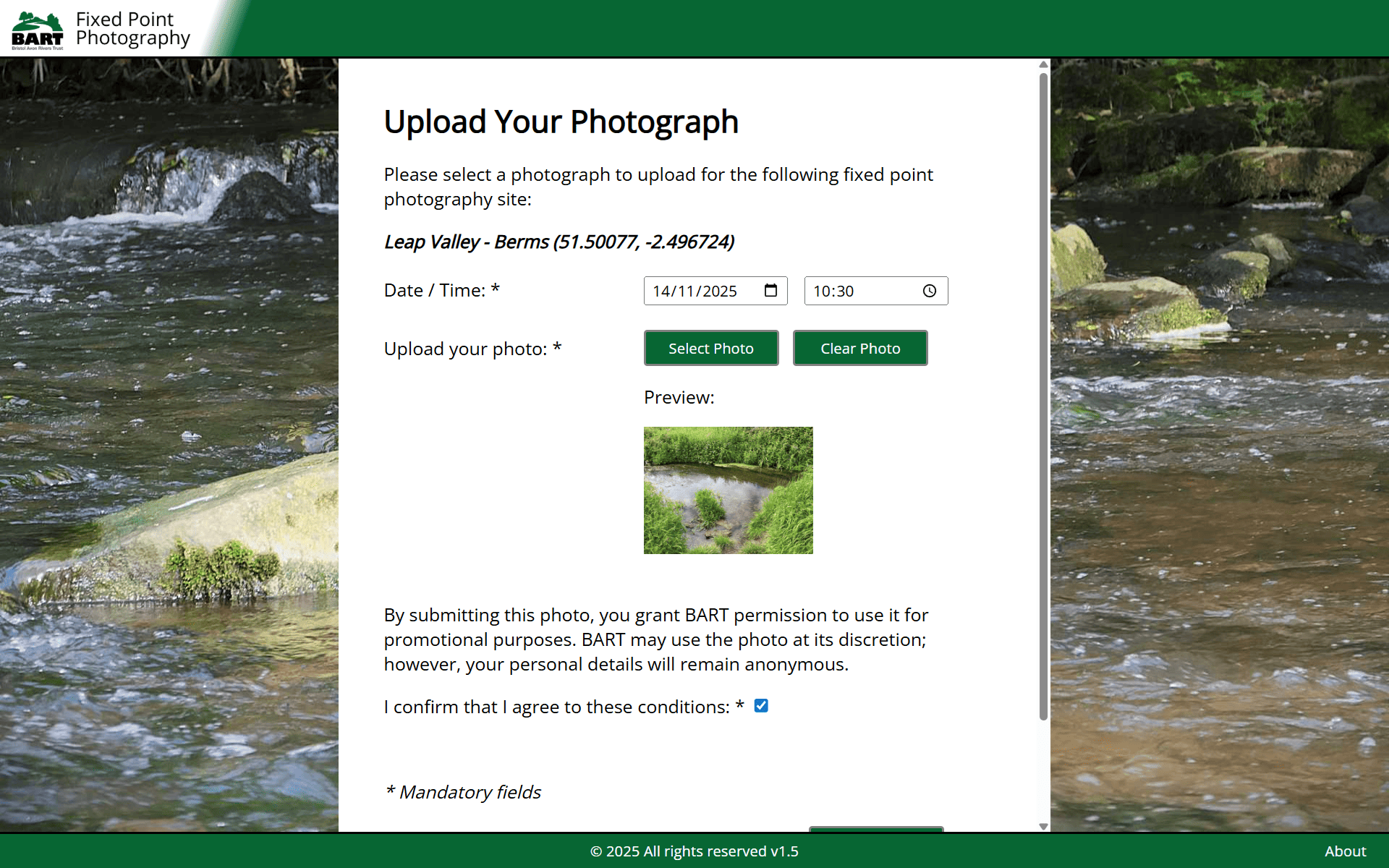 Fixed Point Photography Upload